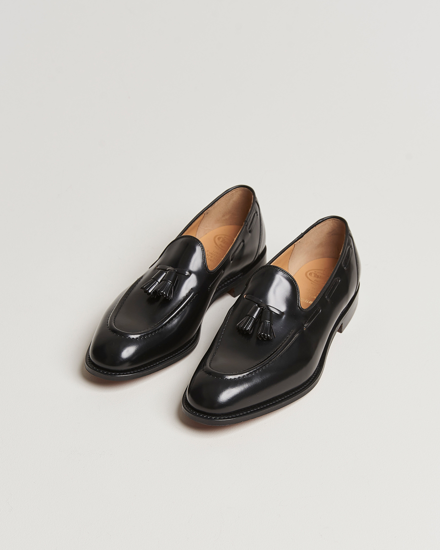 Church s Kingsley Tassel Loafer Black Polishbinder