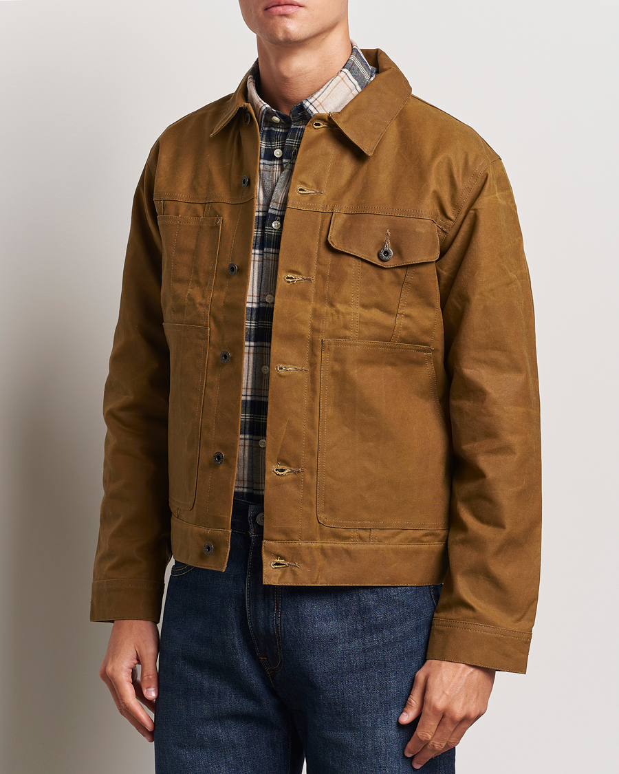 Herren |  | Filson | Short Lined Tin Cloth Cruiser Dark Tan