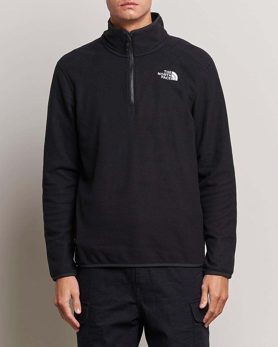 The North Face Glacier fleece 1/4 zip in khaki