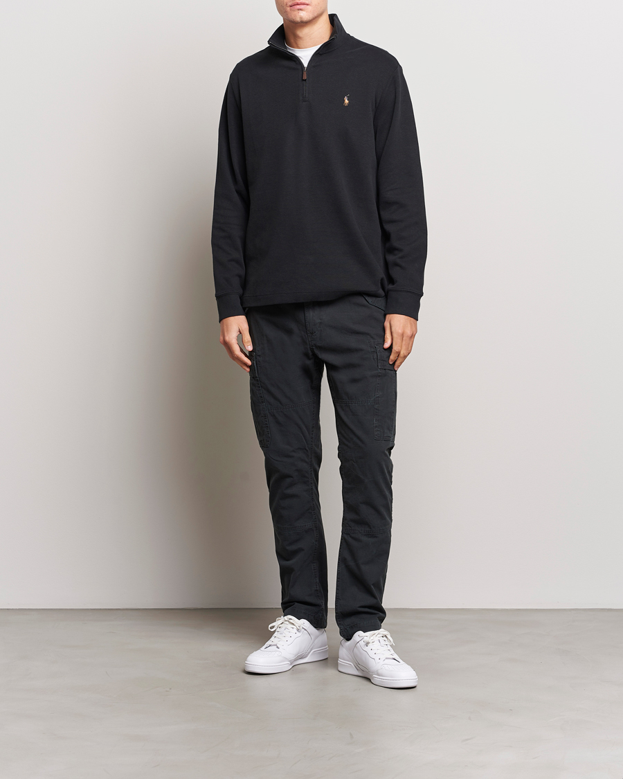 Black polo and black pants online