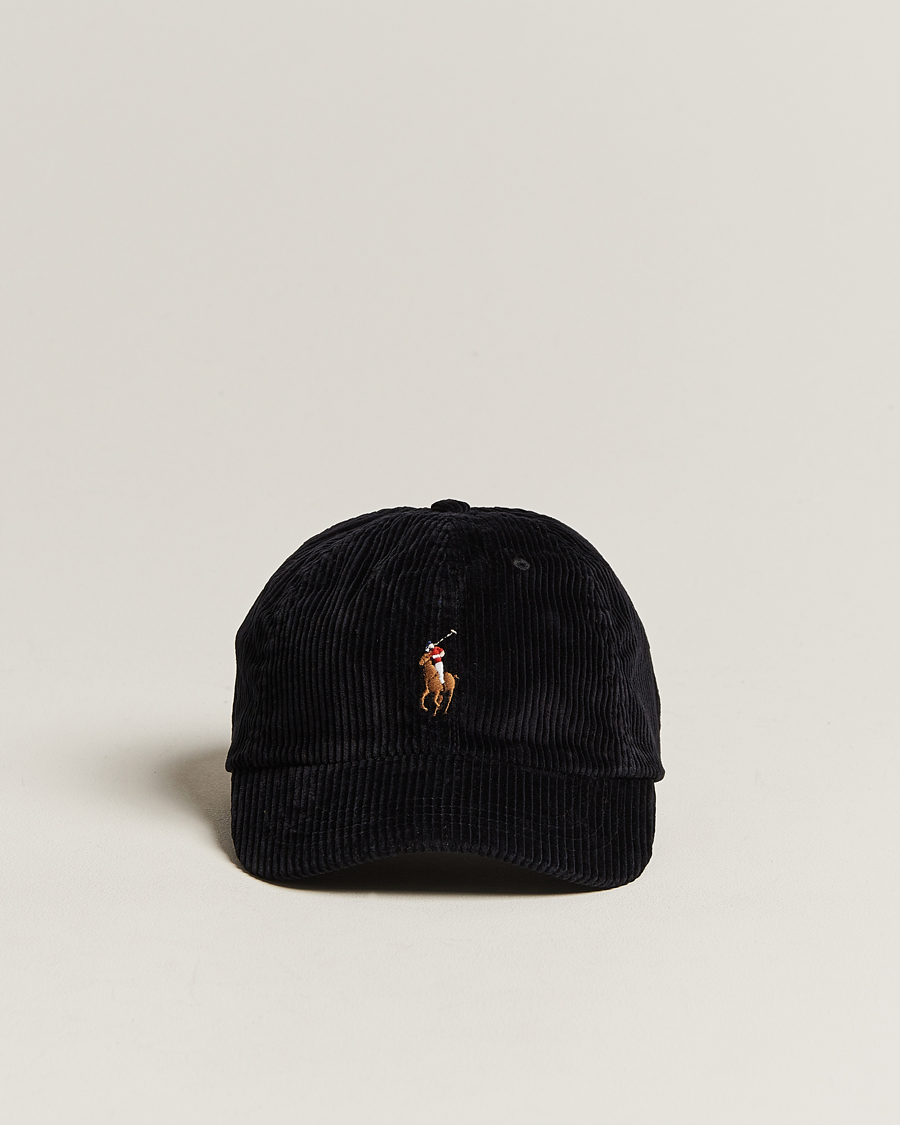 Polo Ralph Lauren Corduroy Cap Black bei Care of Carl