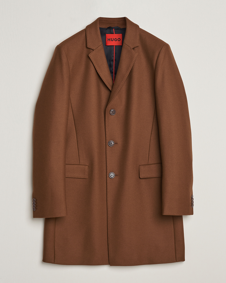 Hugo boss cashmere hot sale wool coat