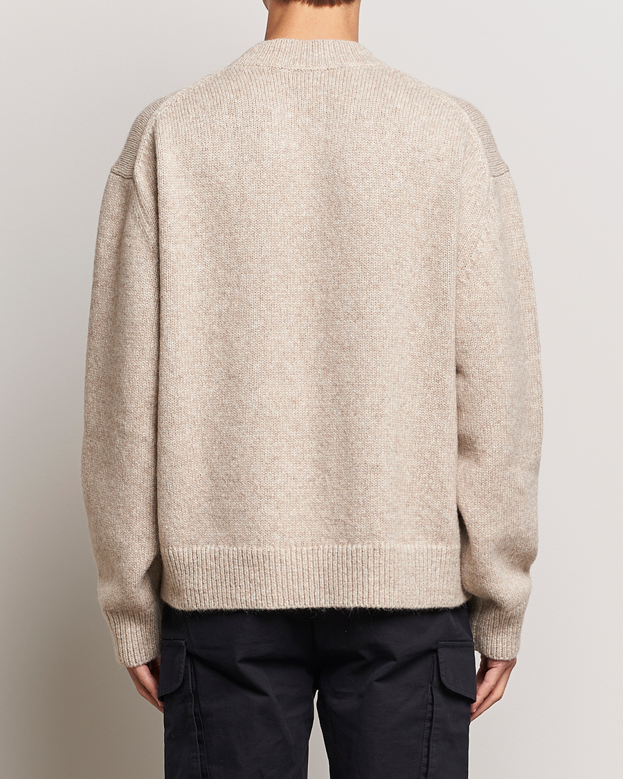 HUGO Seese Knitted Sweater Light Beige bei Care of Carl