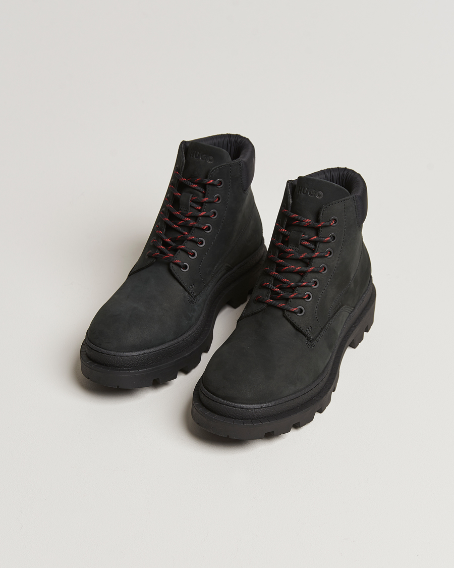 Hugo boss clearance leather boots