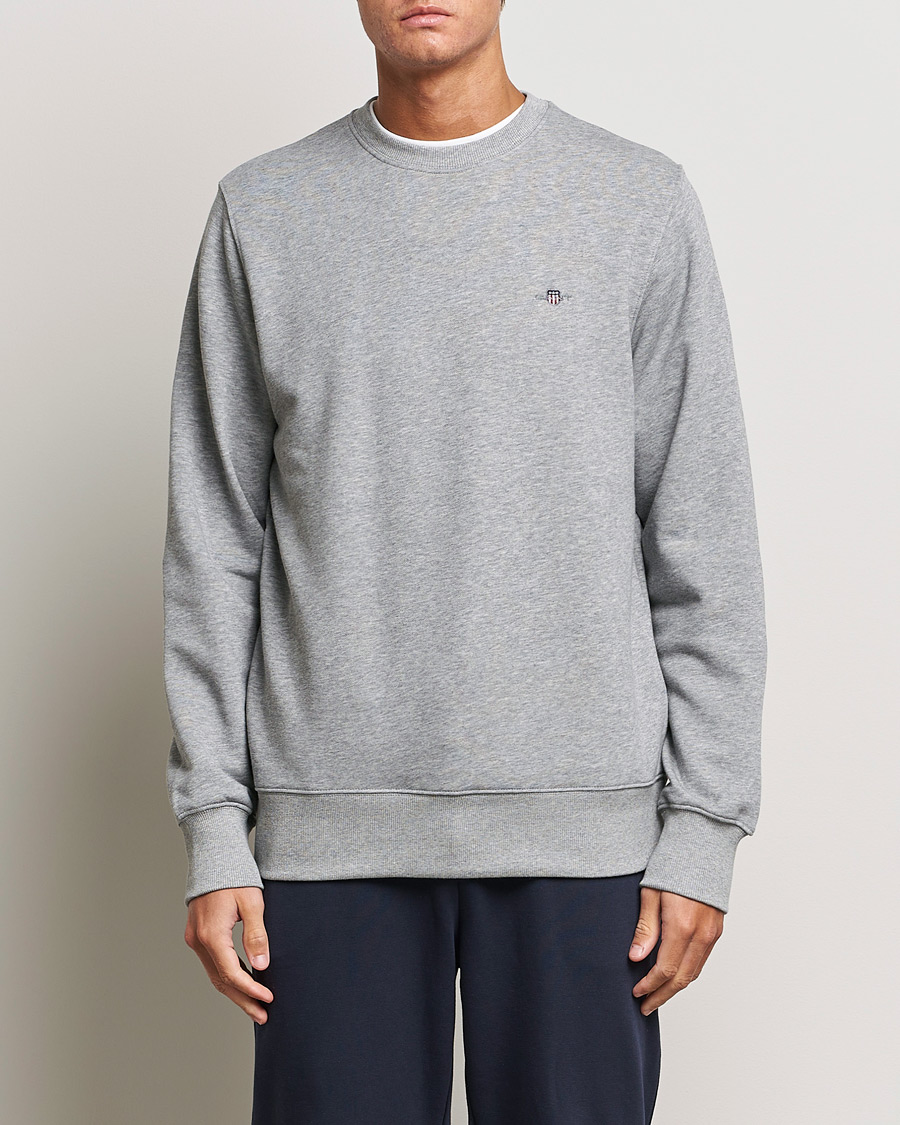 Crew neck sweatshirt grey on sale