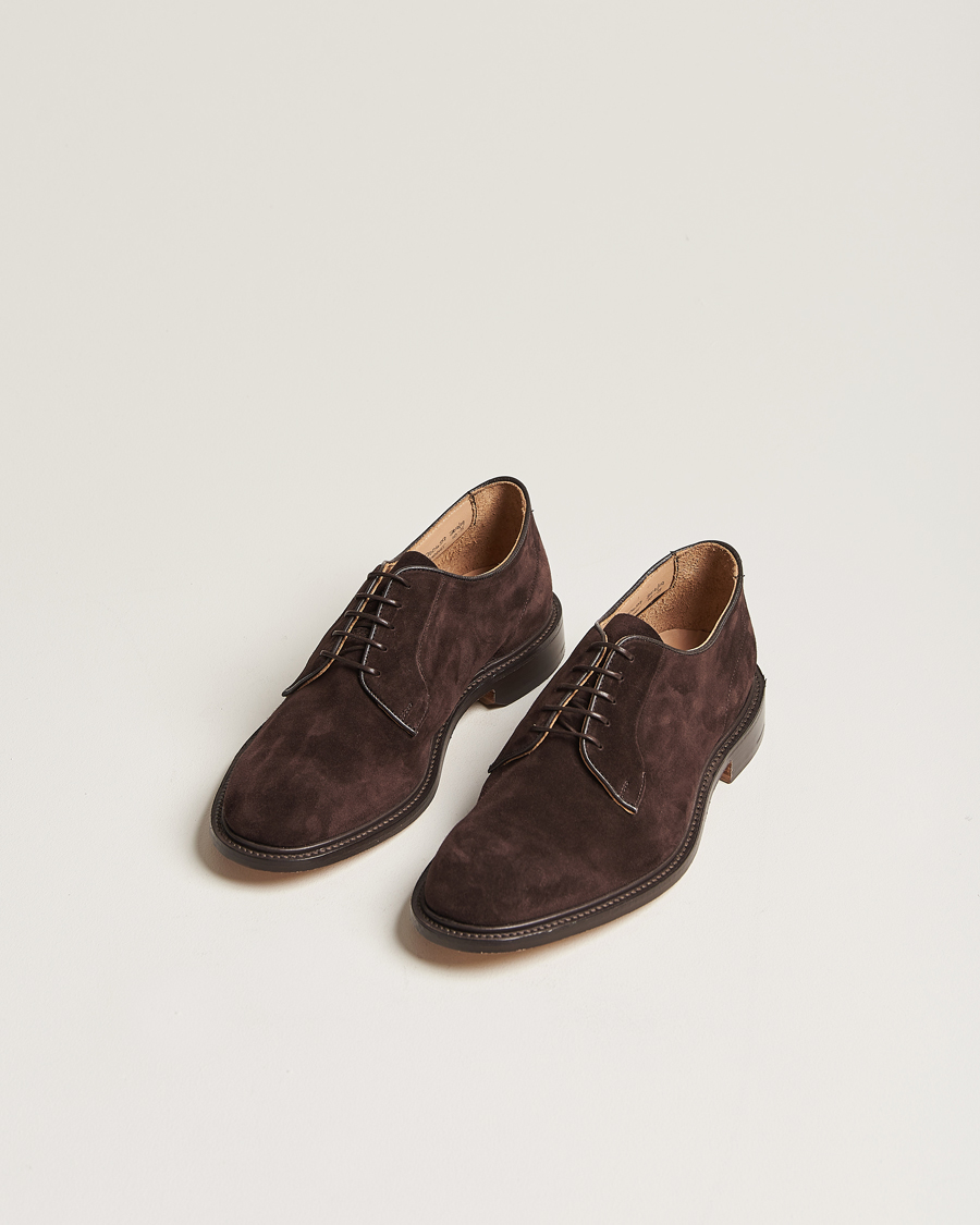 Herren | Derby | Tricker\'s | Robert Derby Shoes Coffee Suede