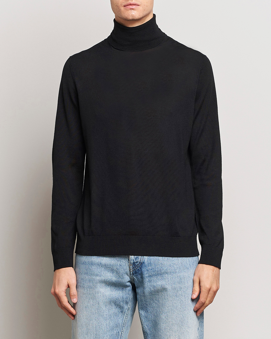 Herren | Pullover | NN07 | Richard Wool Rollneck Black