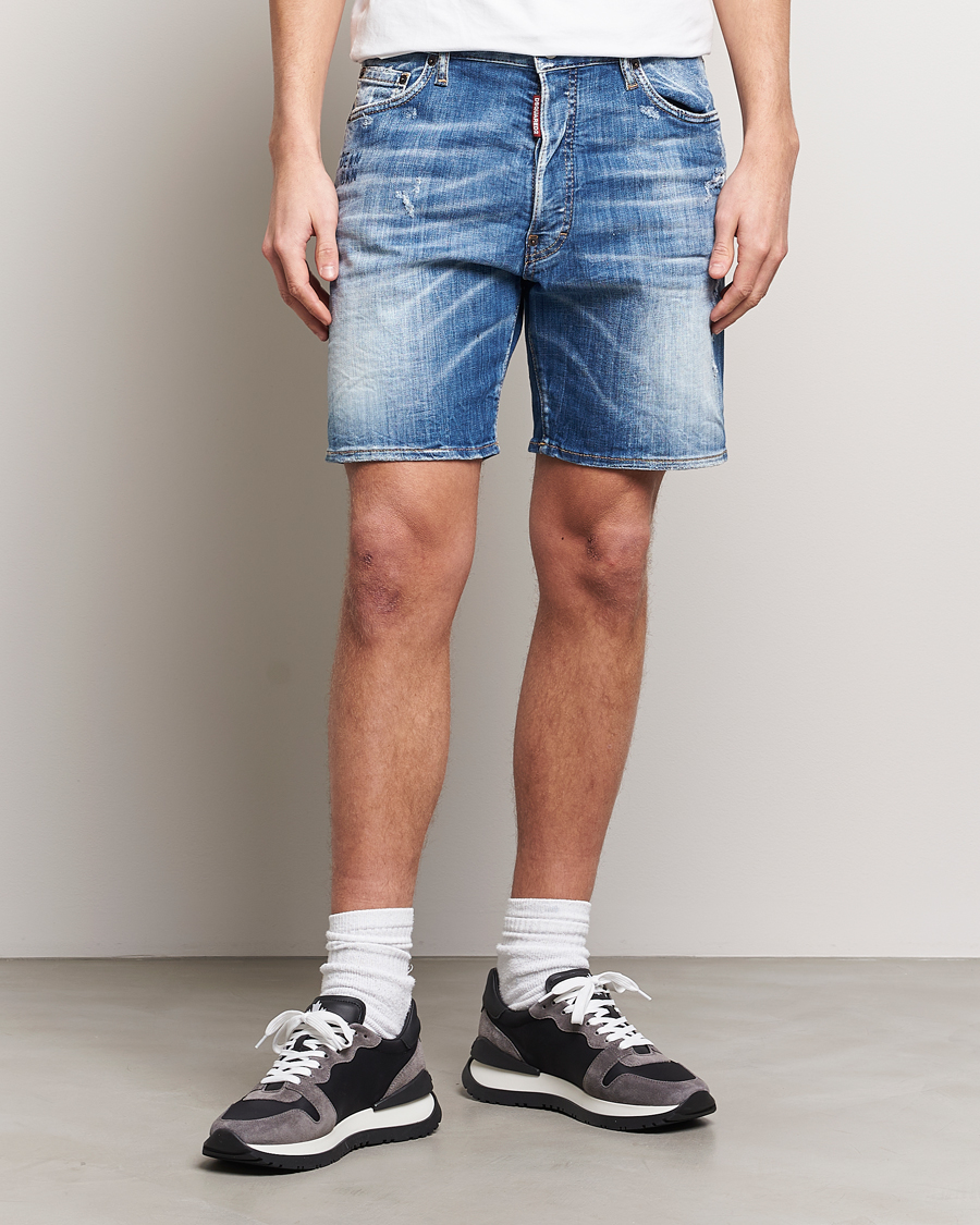 Herren | Jeansshorts | Dsquared2 | Marine Denim Shorts Light Blue