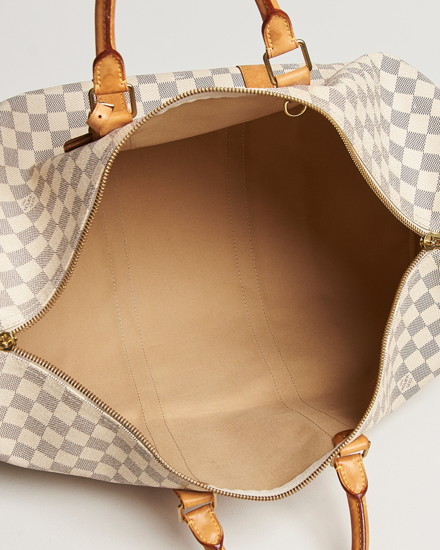 Louis Vuitton Damier Azur Keepall 50 Duffle Bag 15lk616s – Bagriculture