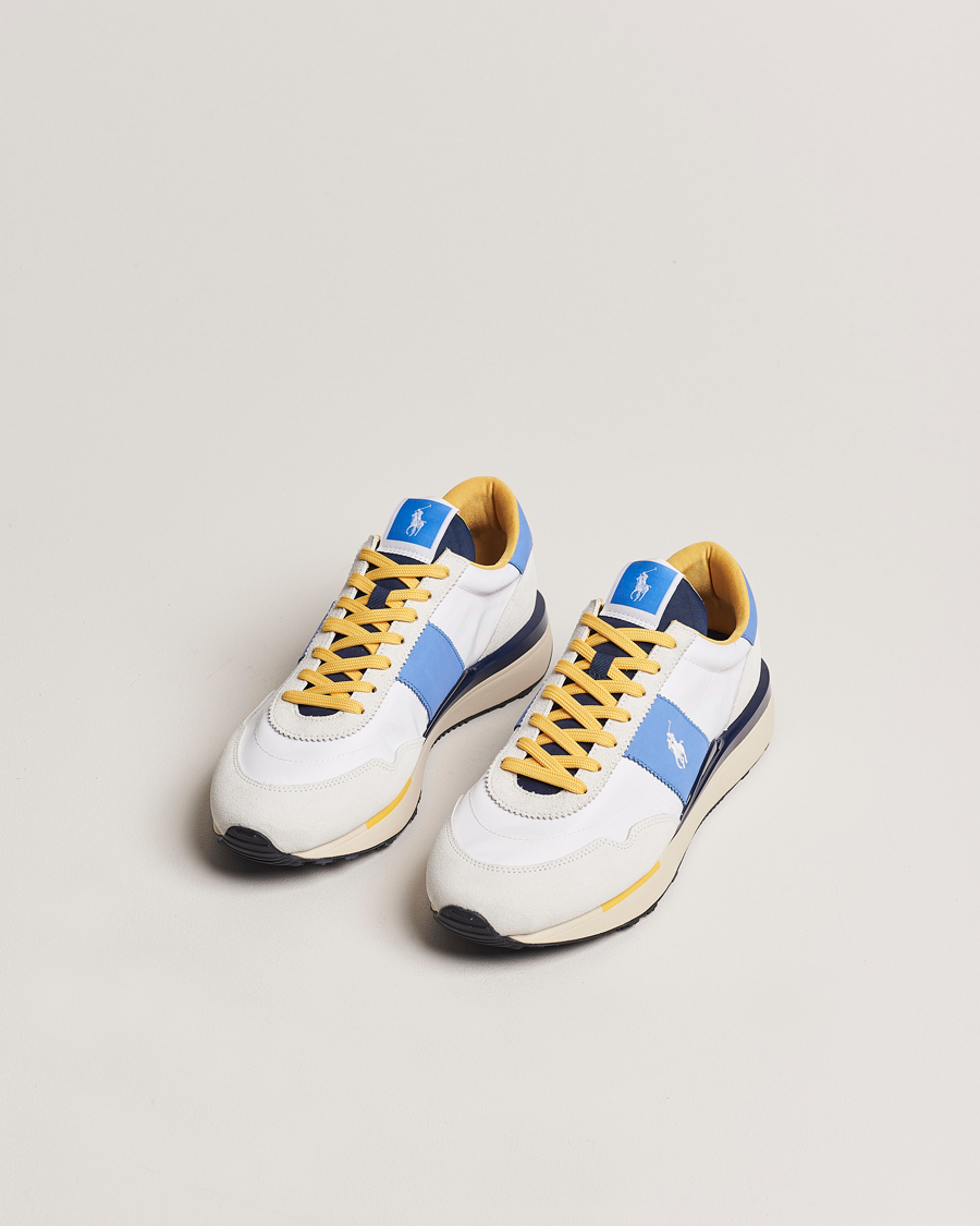 Herren | Schuhe | Polo Ralph Lauren | Train 89 Running Sneaker White/Blue/Yellow