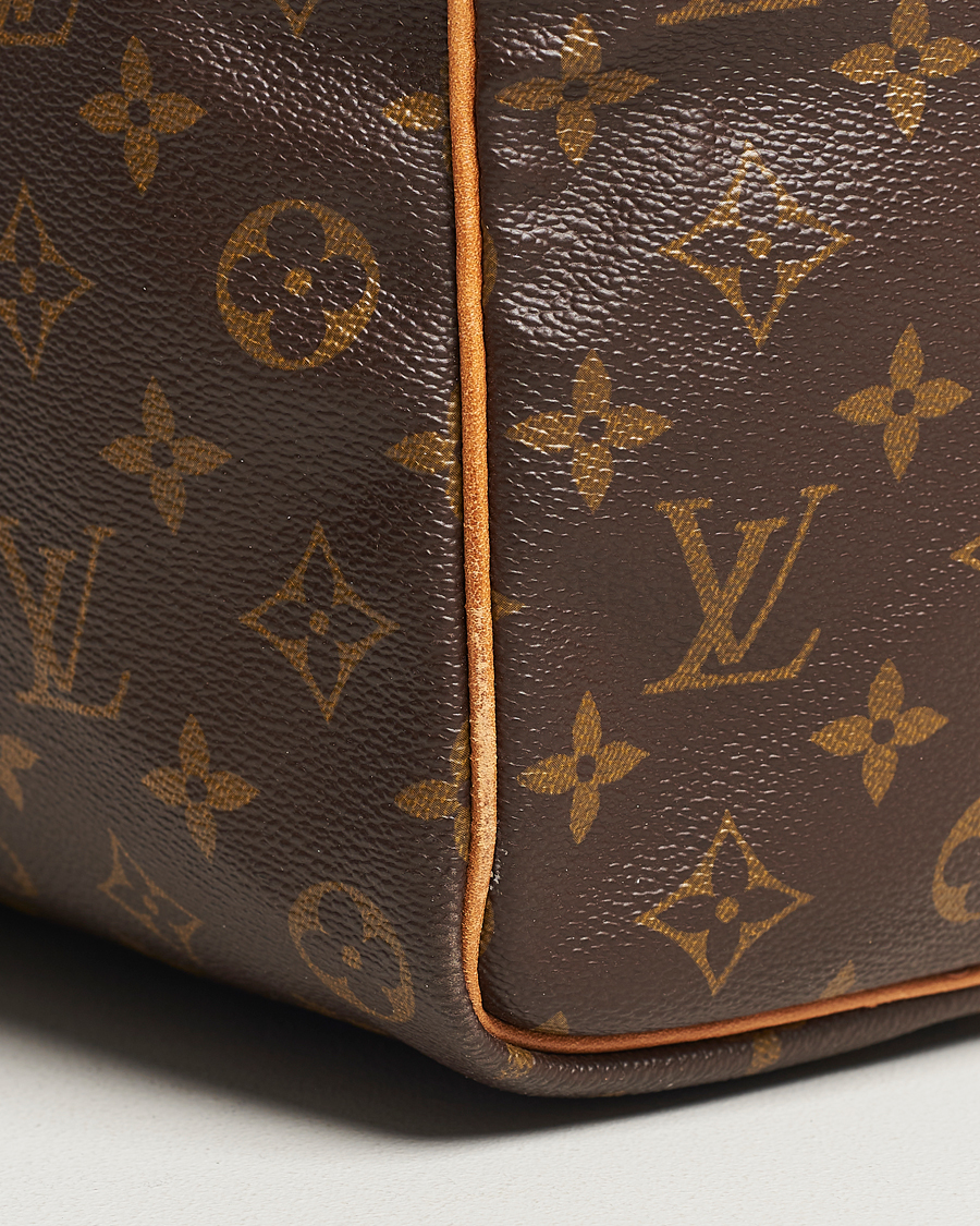 LOUIS VUITTON Boston Bag Pre Loved Monogram Speedy 40 Bandouliere