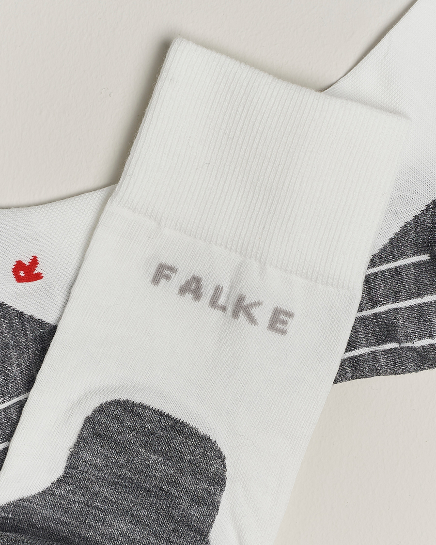 Herren | Running | Falke Sport | Falke RU4 Endurance Running Socks White Mix