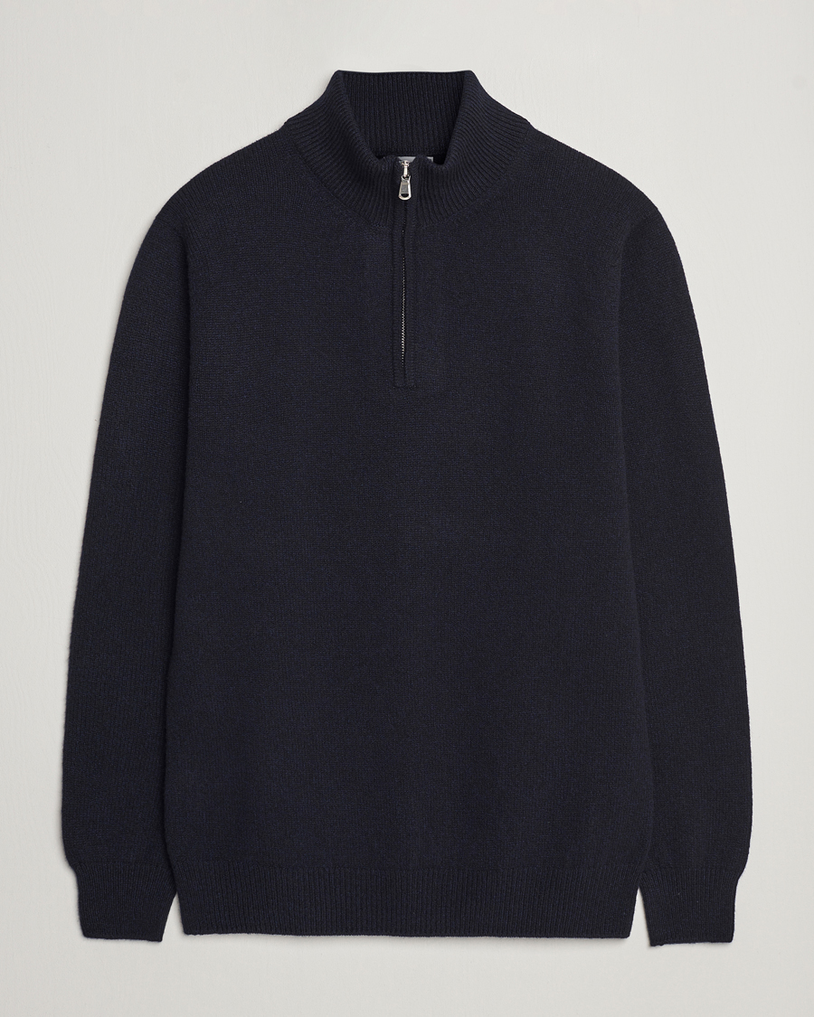 Lambswool half zip on sale jumper