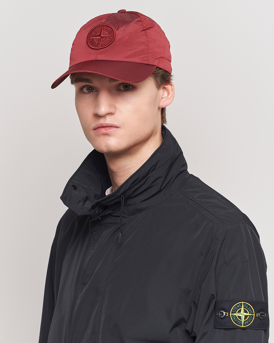 Herren | Accessoires | Stone Island | Nylon Metal Cap Red