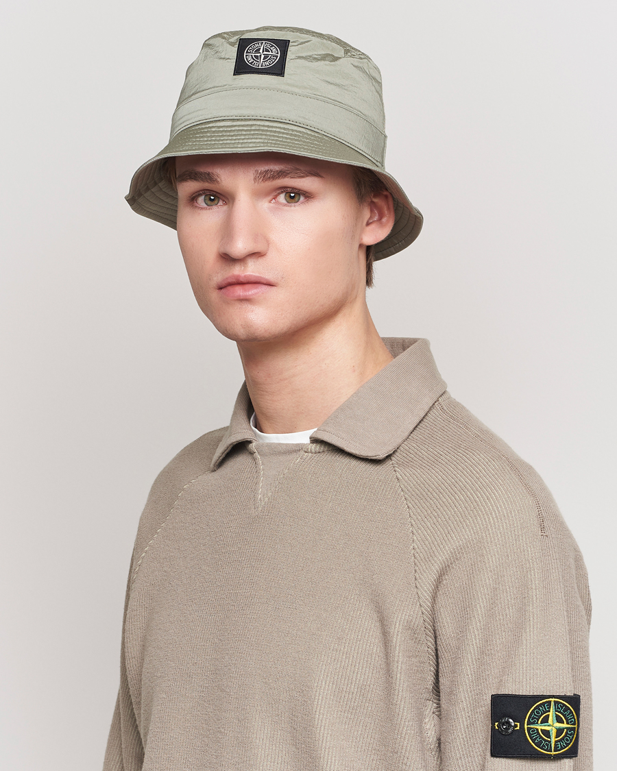 Herren | Stone Island | Stone Island | Logo Bucket Hat Natural Beige