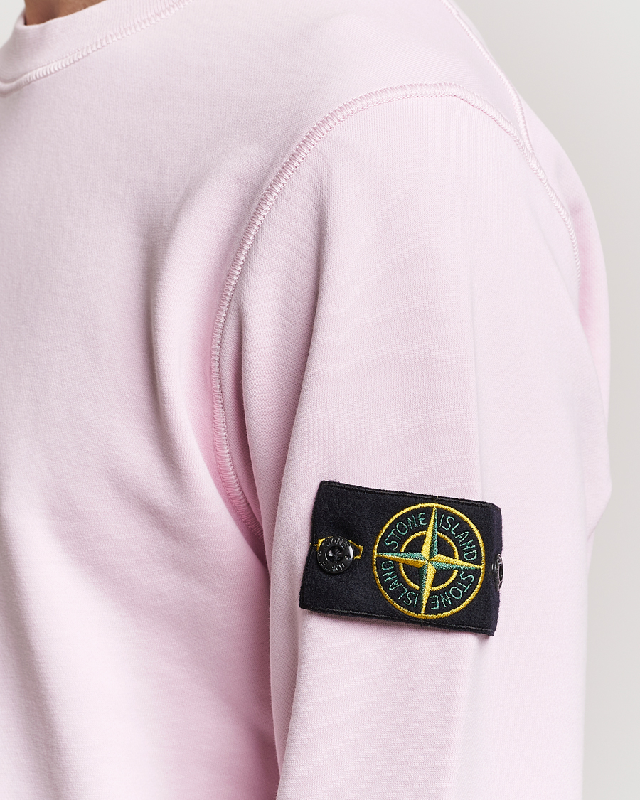 Baby pink stone island jumper online