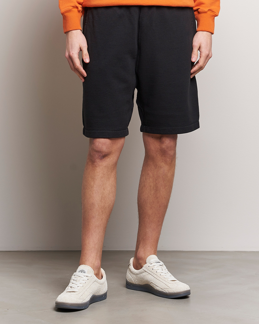 Herren | Joggingshorts | Stone Island | Heavy Cotton Fleece Sweatshorts Black