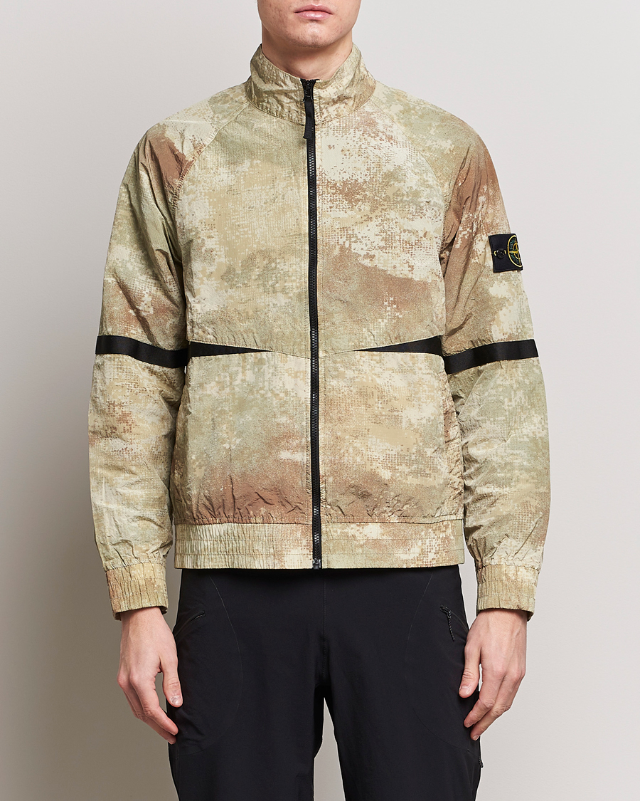 Herren |  | Stone Island | Dissolving Grid Camo Short Jacket Natural Beige