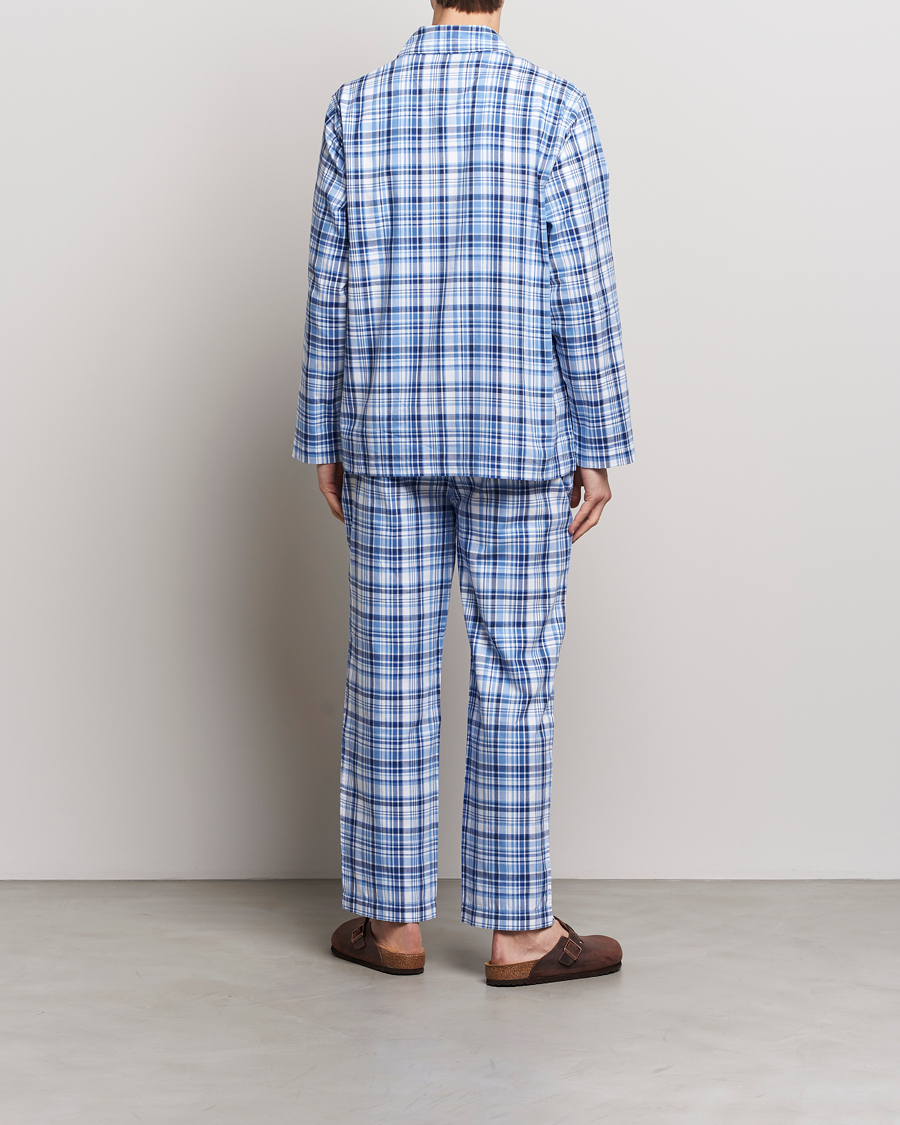 Herren | Pyjama-Set | Polo Ralph Lauren | Cotton Checked Pyjama Set Blue Plaid