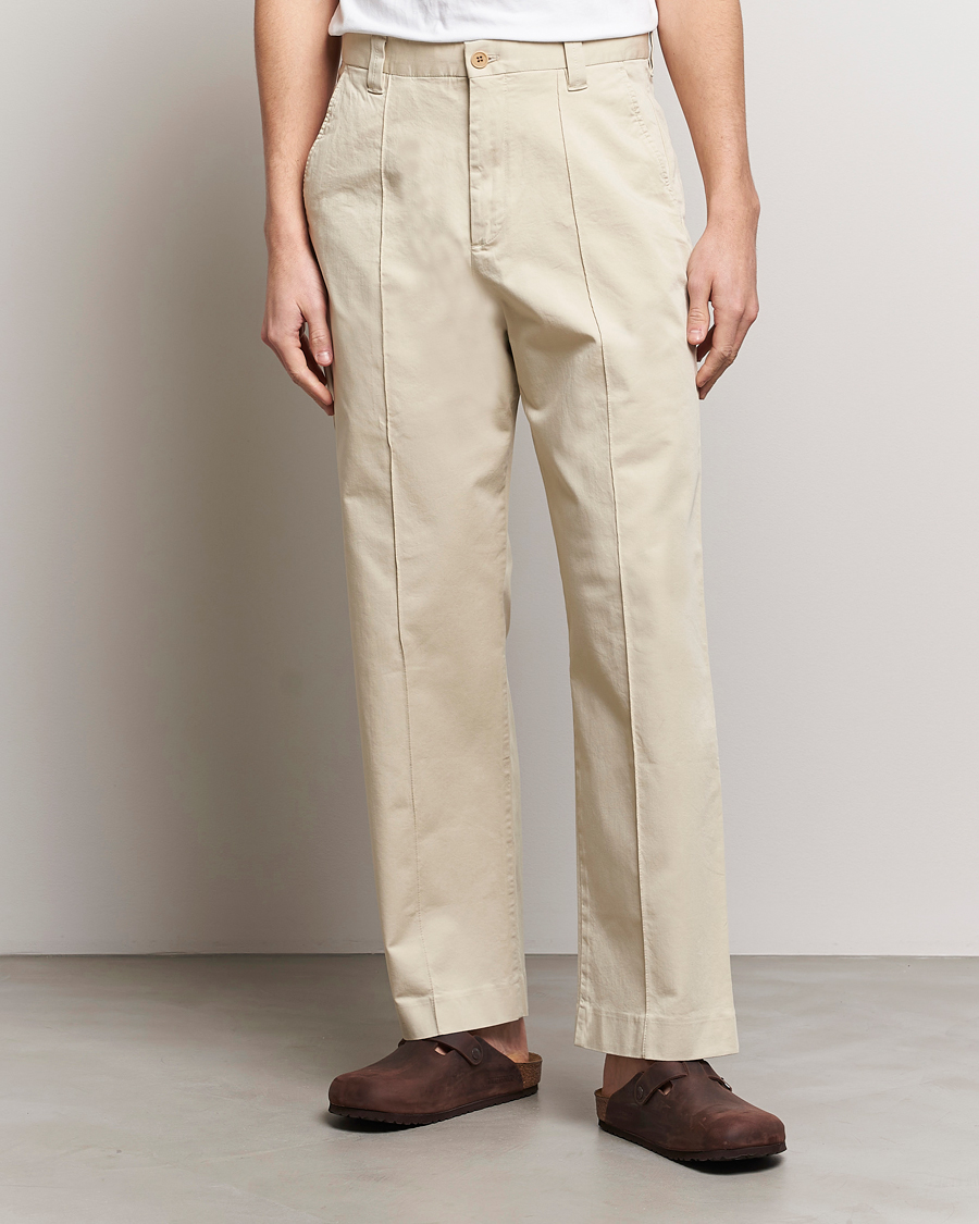 Herren | Kategorie | NN07 | Tauber Pleated Trousers Ecru