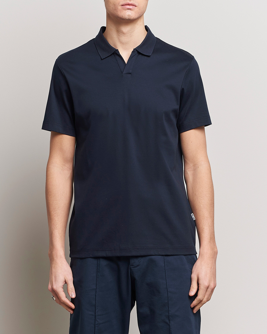 Herren | Poloshirts | NN07 | Paul Mercerized Polo Navy Blue