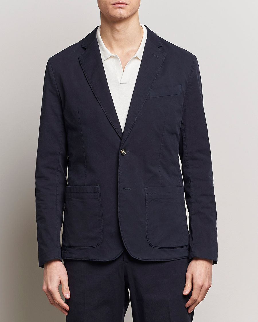 Herren |  | J.Lindeberg | Elton Garment Dyed Cotton Blazer Navy