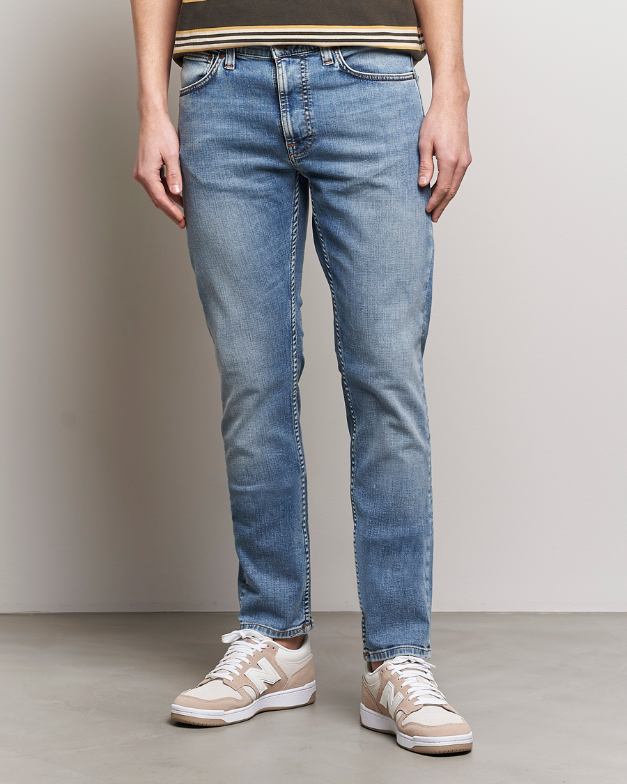 Herren | Nudie Jeans | Nudie Jeans | Lean Dean Jeans Broken Blue