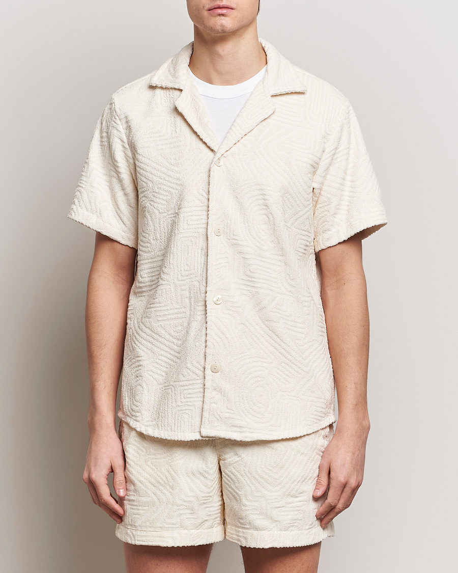 OAS Ecru Cuba Waffle Shirt – Kempt