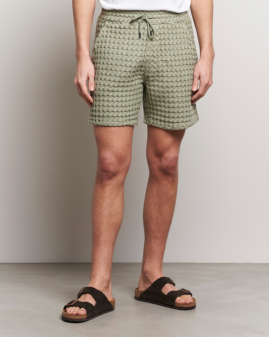 Herren |  | OAS | Porto Waffle Shorts Dusty Green