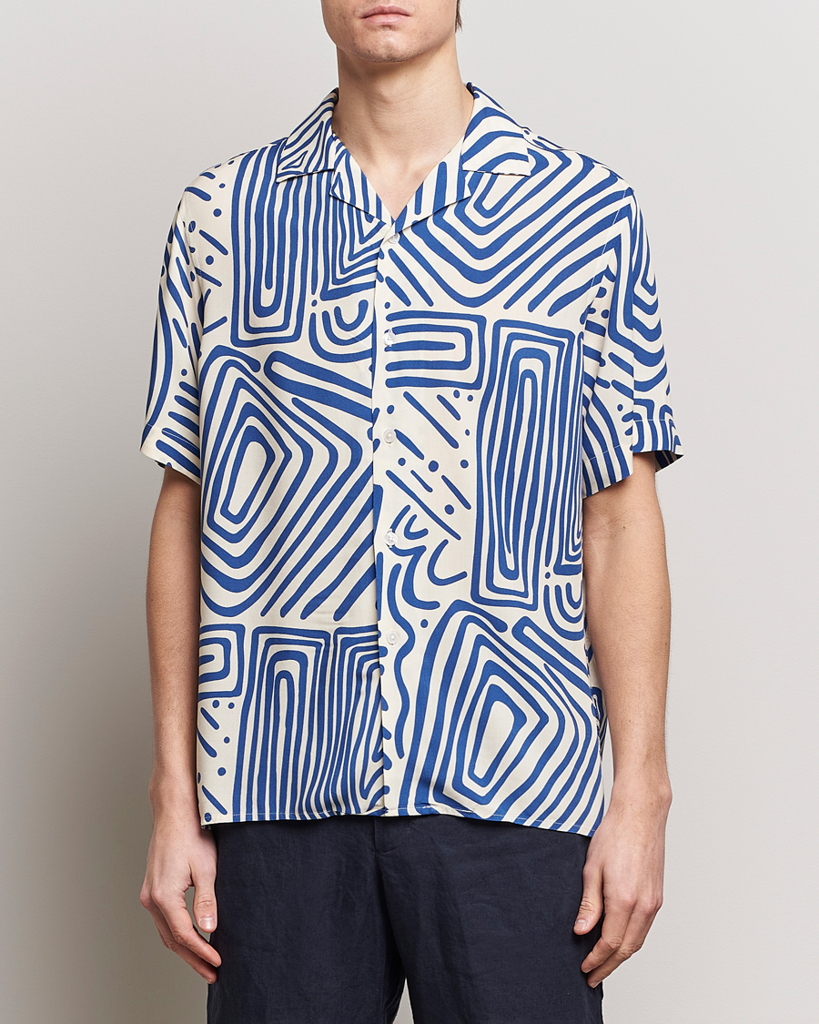 Herren | Hemden | OAS | Viscose Resort Short Sleeve Shirt Eldovado