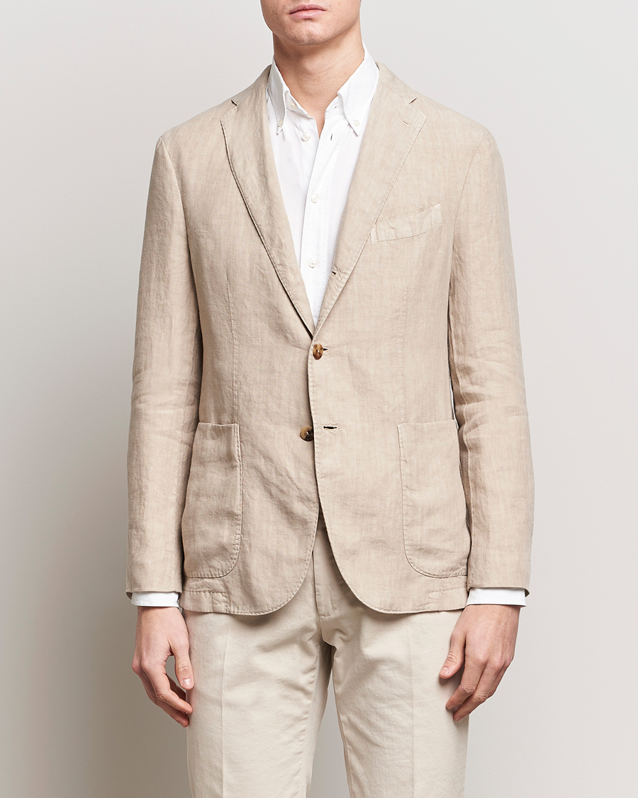 Herren | Boglioli | Boglioli | K Jacket Linen Blazer Light Beige