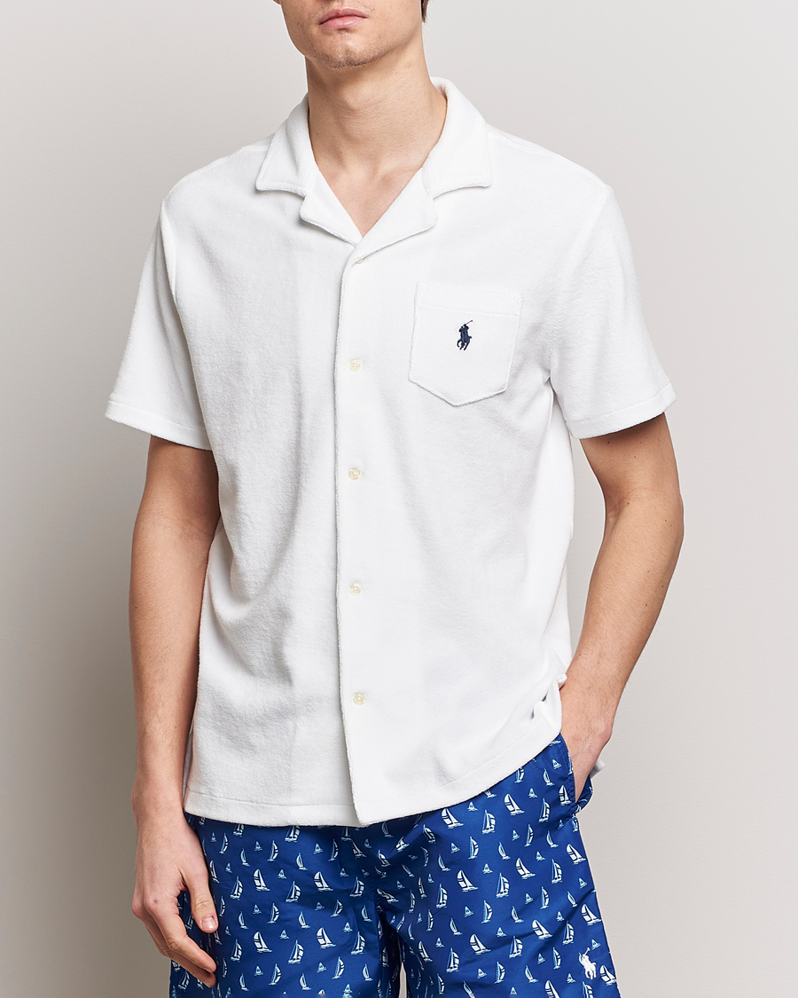 Herren | 40% sale | Polo Ralph Lauren | Cotton Terry Short Sleeve Shirt White