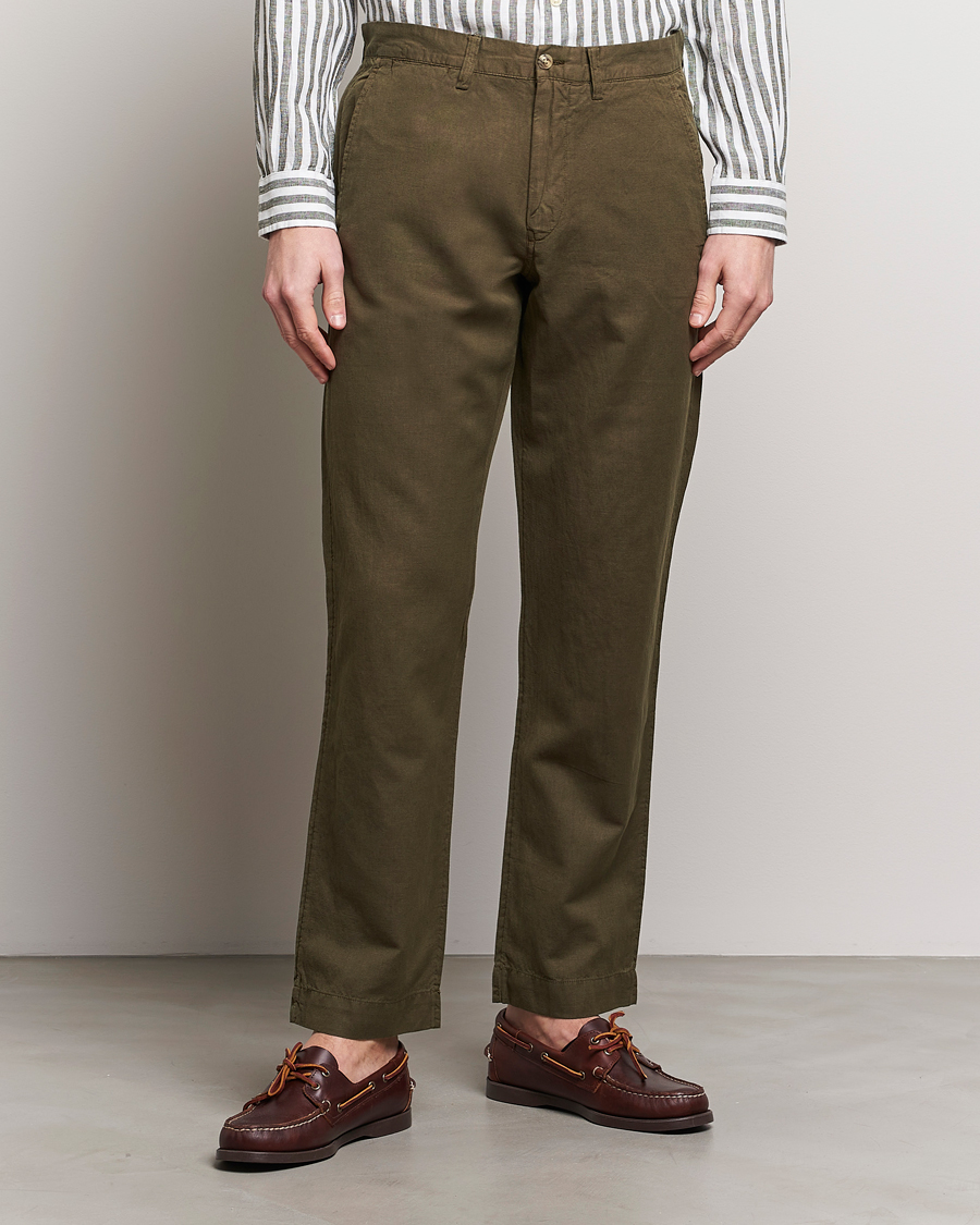 Herren |  | Polo Ralph Lauren | Cotton/Linen Bedford Chinos Canopy Olive