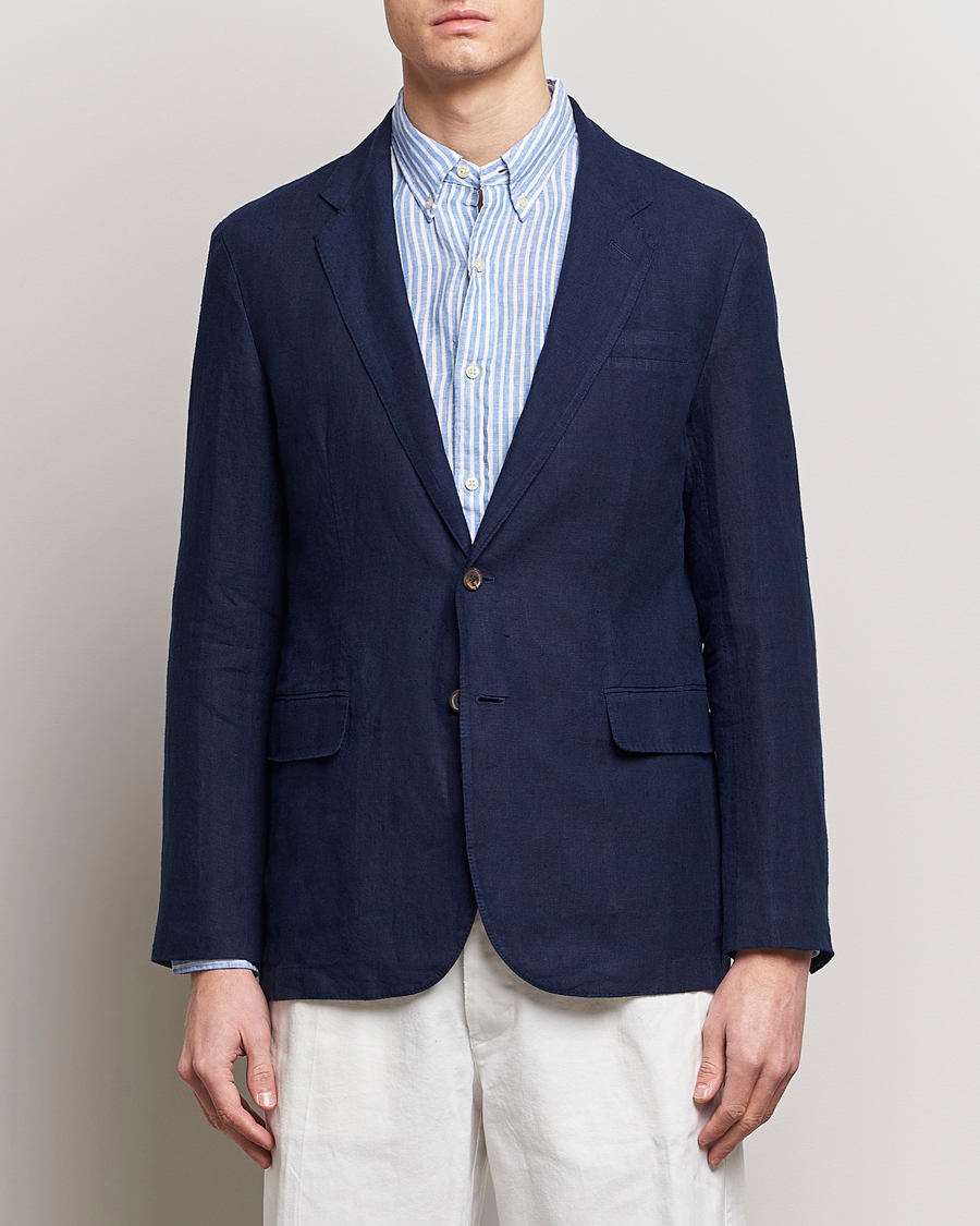 Herren | Only Polo | Polo Ralph Lauren | Linen Sportcoat Navy