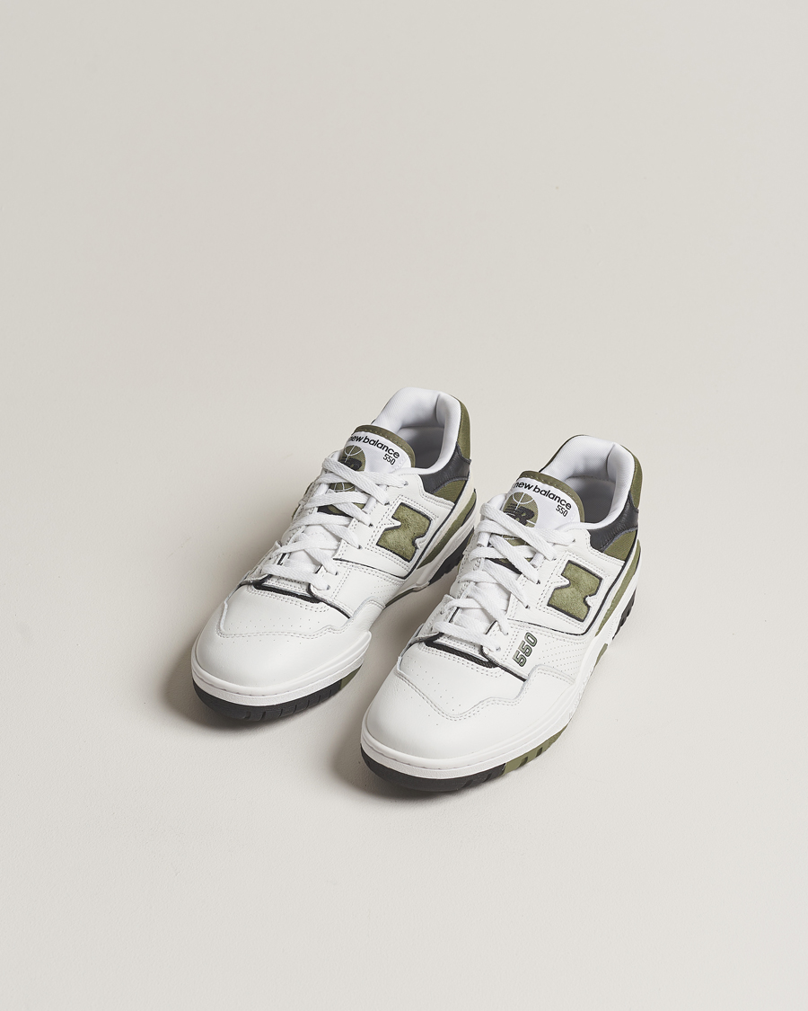 Herren | Sale schuhe | New Balance | 550 Sneakers White/Green