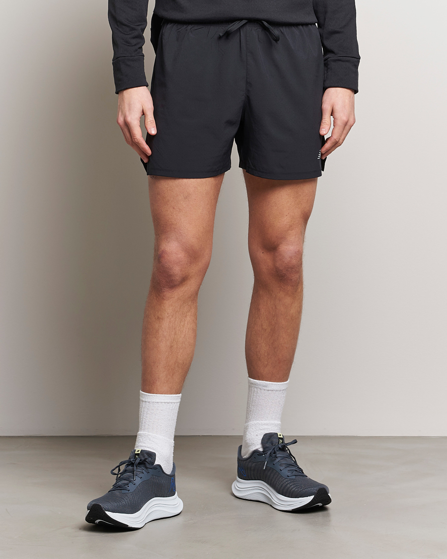 New Balance Running Athletics 5 Run Shorts Black