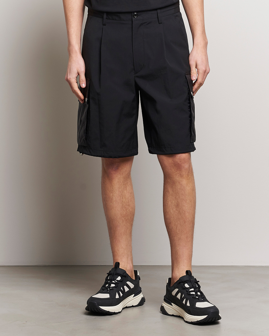 Herren | Moncler | Moncler | Cotton Cargo Shorts Black