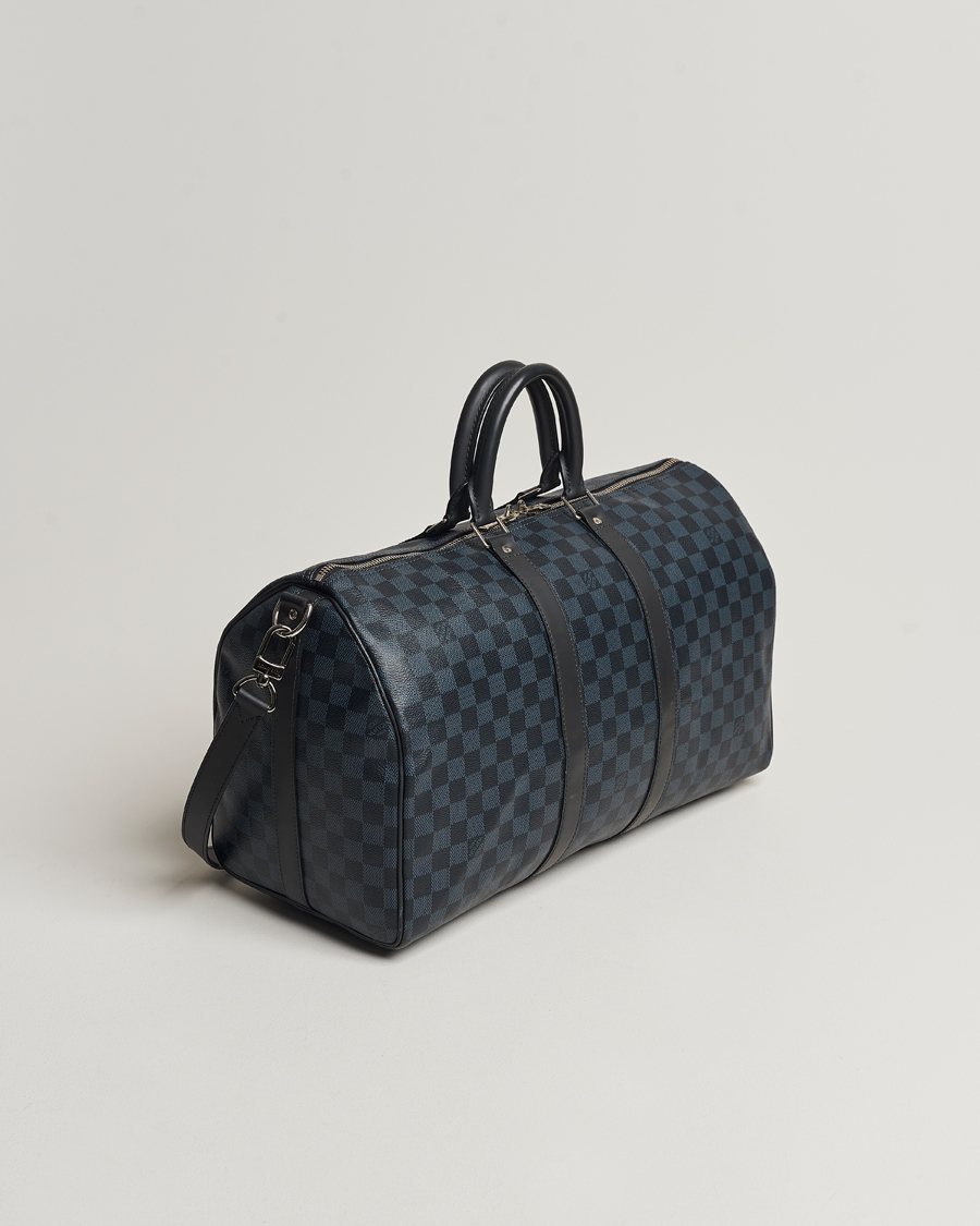 Louis Vuitton Pre Owned Keepall Bandouliere 45 Damier Graphite bei Care of