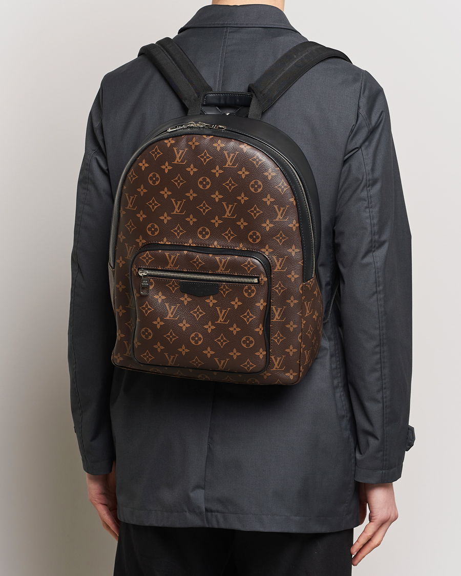 Herren | Pre-Owned & Vintage Bags | Louis Vuitton Pre-Owned | Josh Macassar Backpack Monogram 
