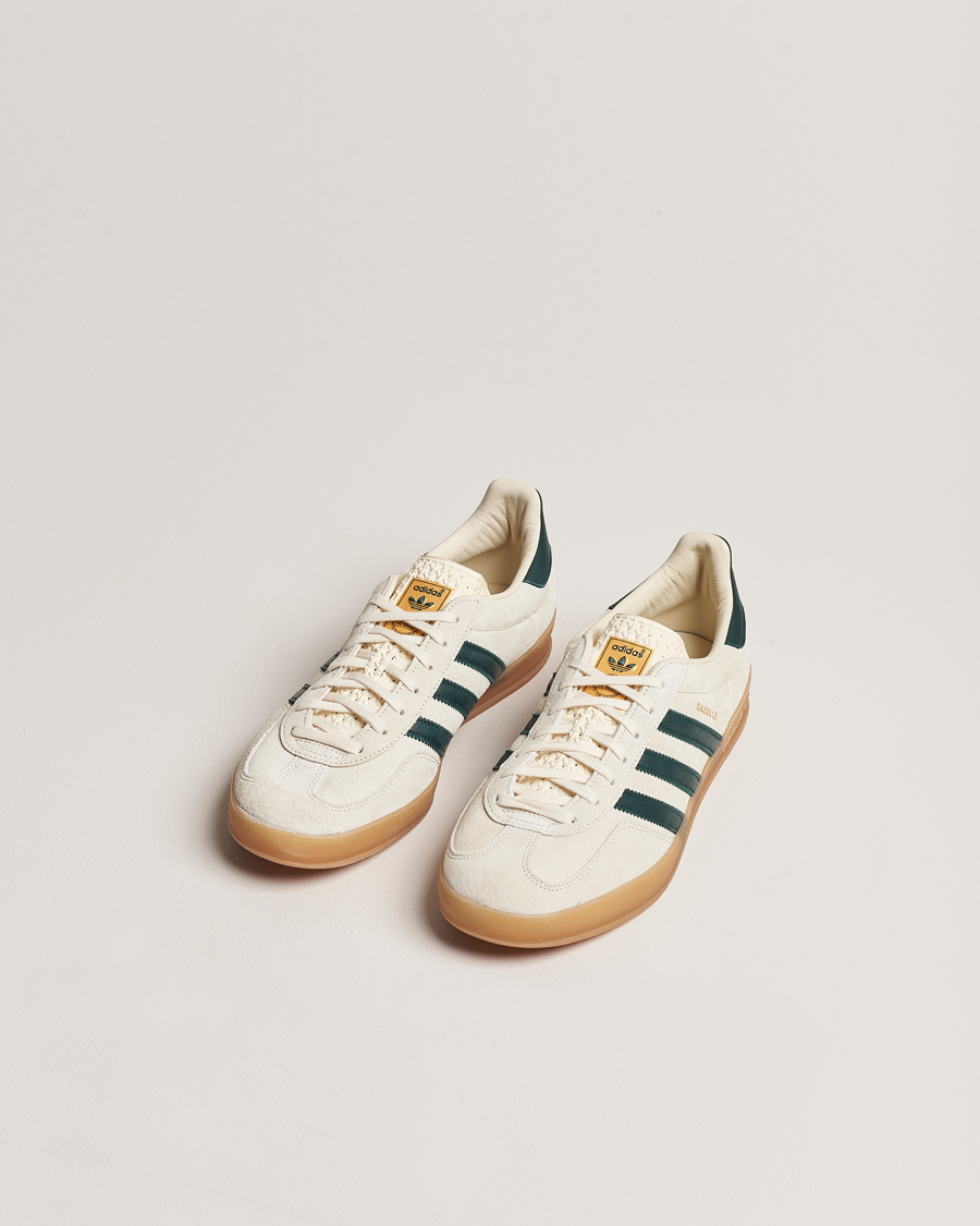 Adidas originals gazelle sneakers in white best sale