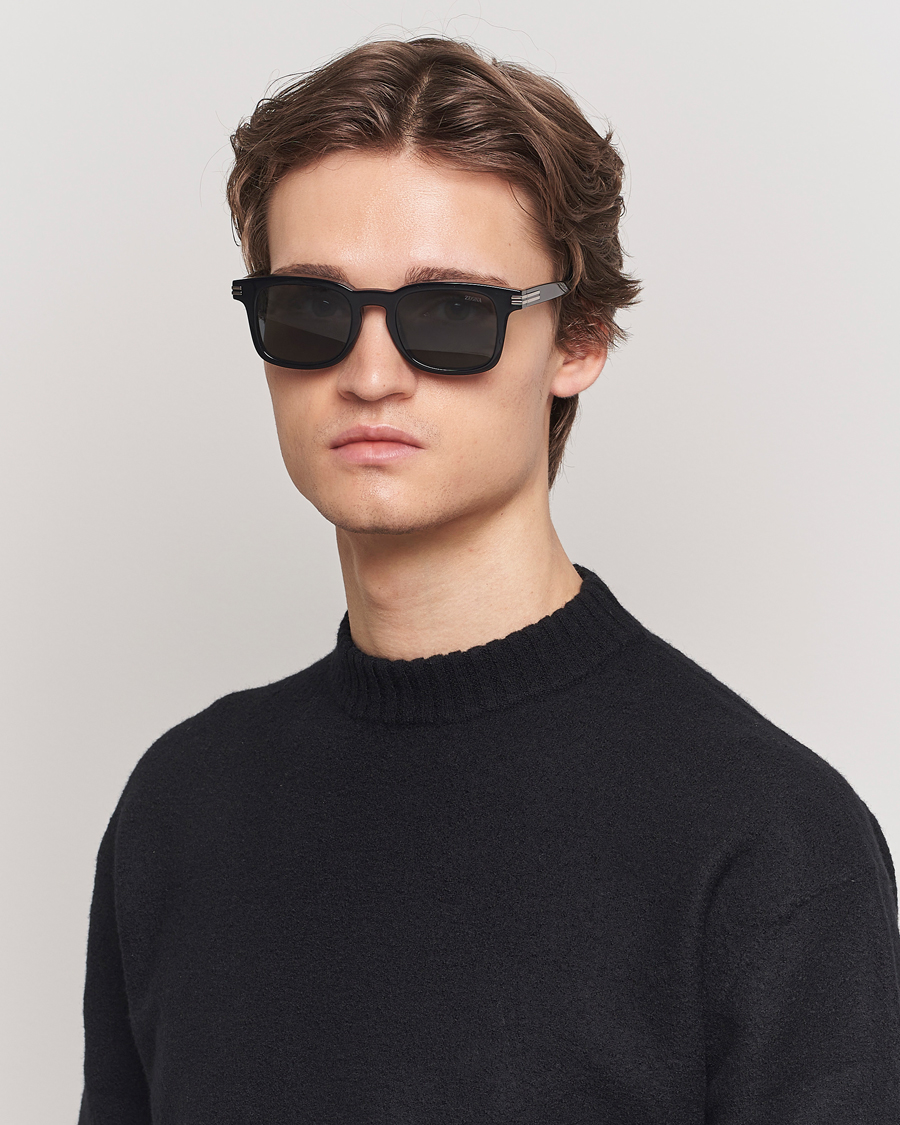 Herren |  | Zegna | EZ0230 Sunglasses Black/Smoke