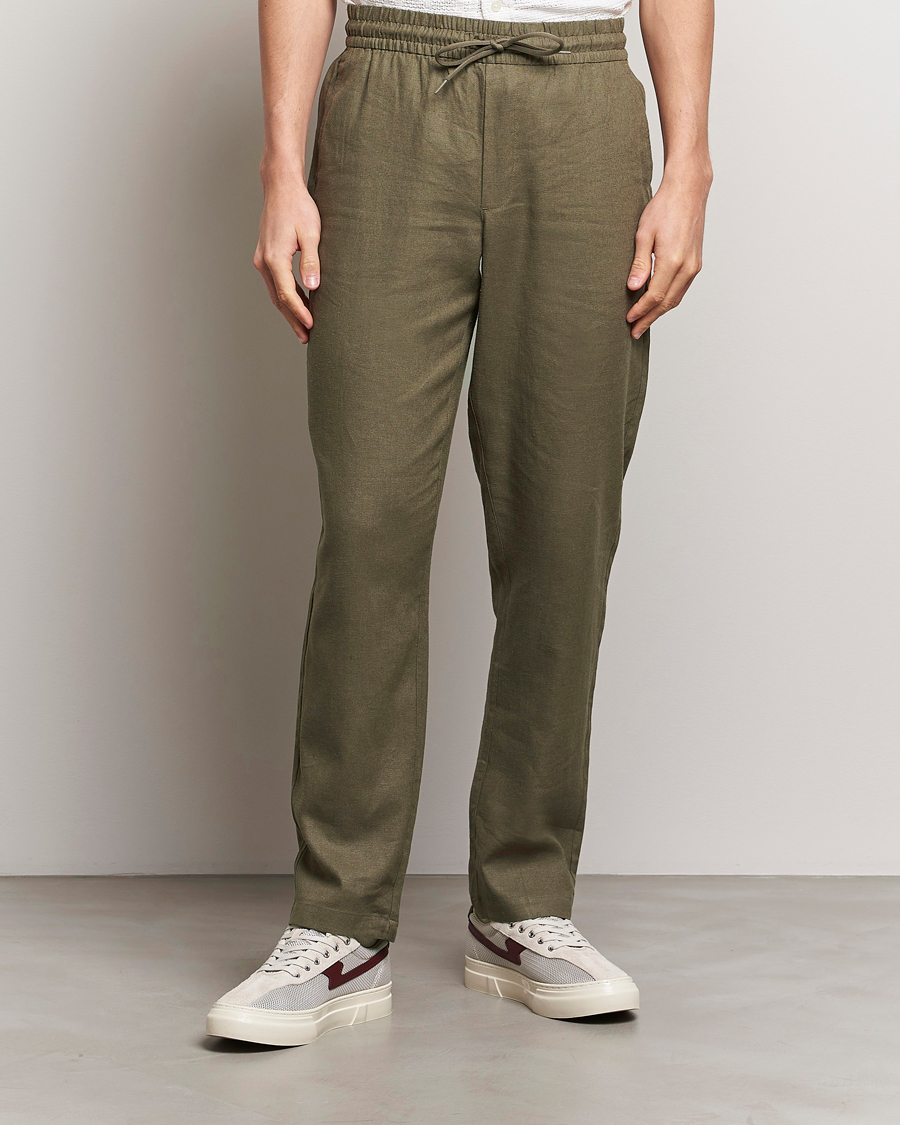 Herren | The Linen Lifestyle | LES DEUX | Patrick Linen Pants Bungee Cord