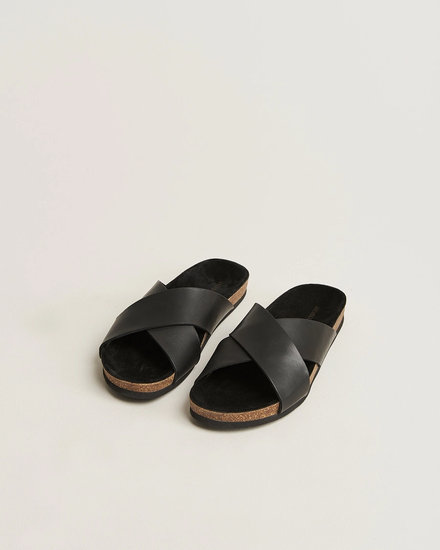 Herren | Sandalen & Pantoletten | Myrqvist | Solvik Sandals Black Calf