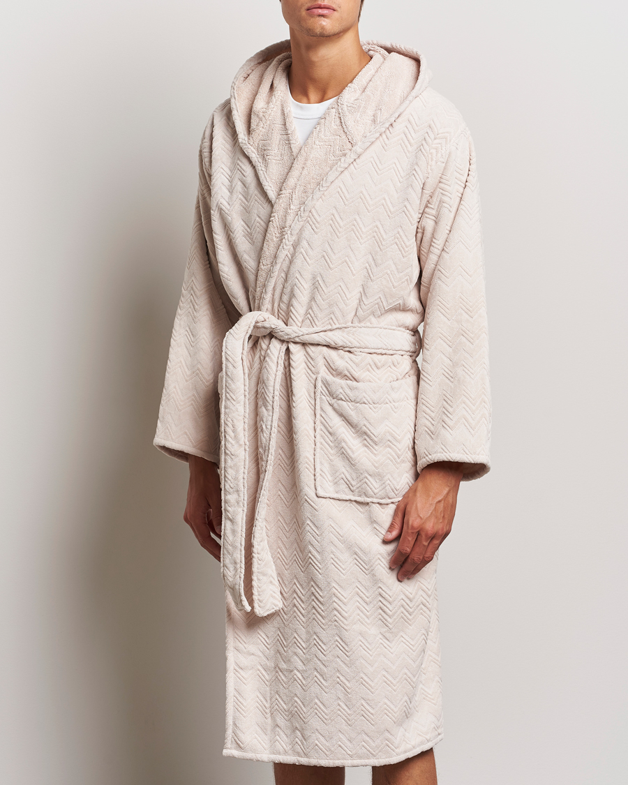 Herren |  | Missoni Home | Chalk Bath Robe Beige