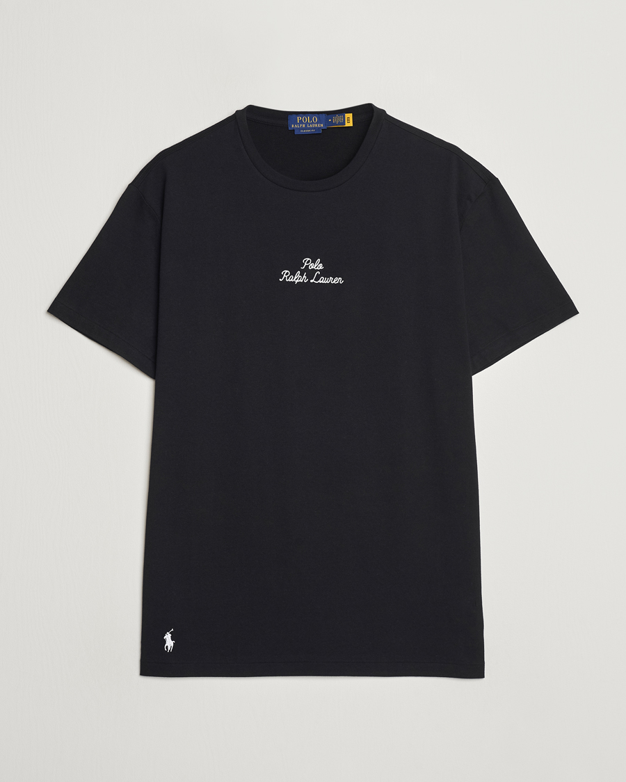 Polo Ralph Lauren Center Logo Crew Neck T Shirt Polo Black