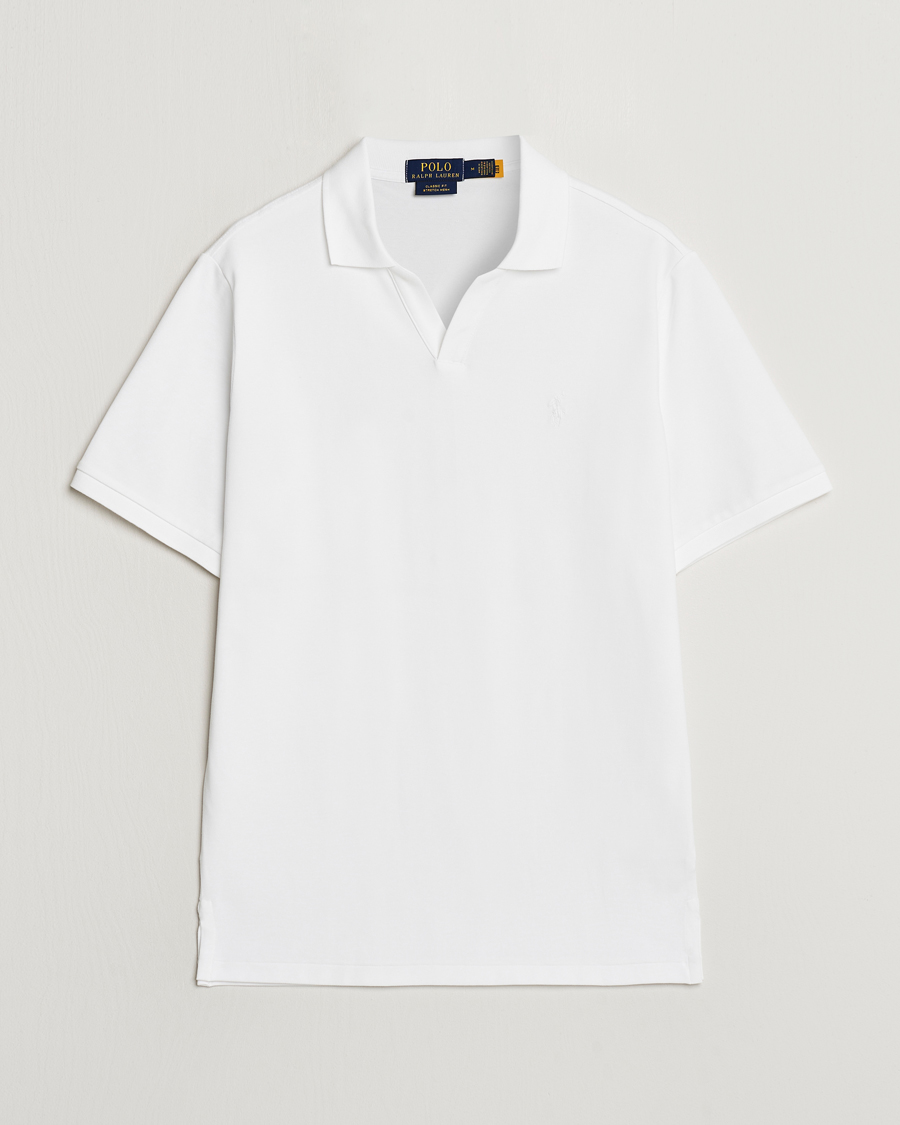 Polo Ralph Lauren Classic Fit Open Collar Polo White