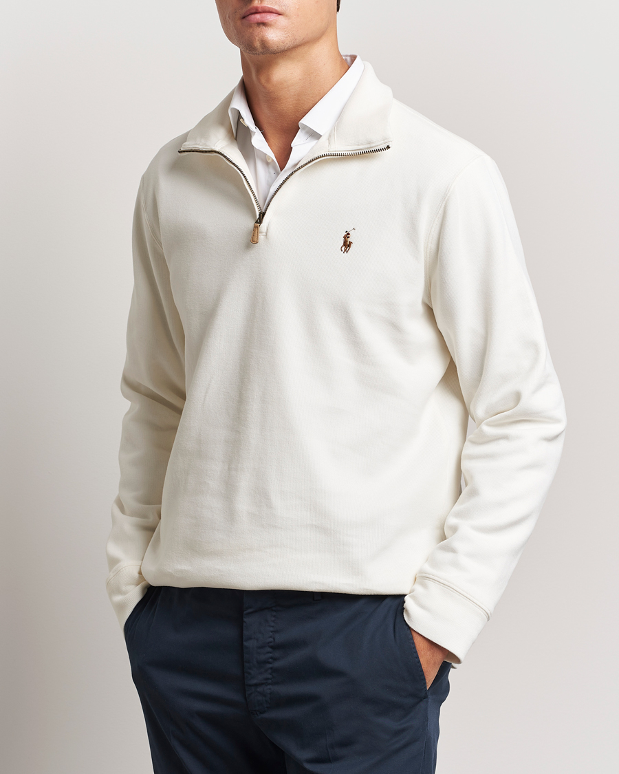 Herren |  | Polo Ralph Lauren | Double Knit Jaquard Half Zip Sweater Nevis