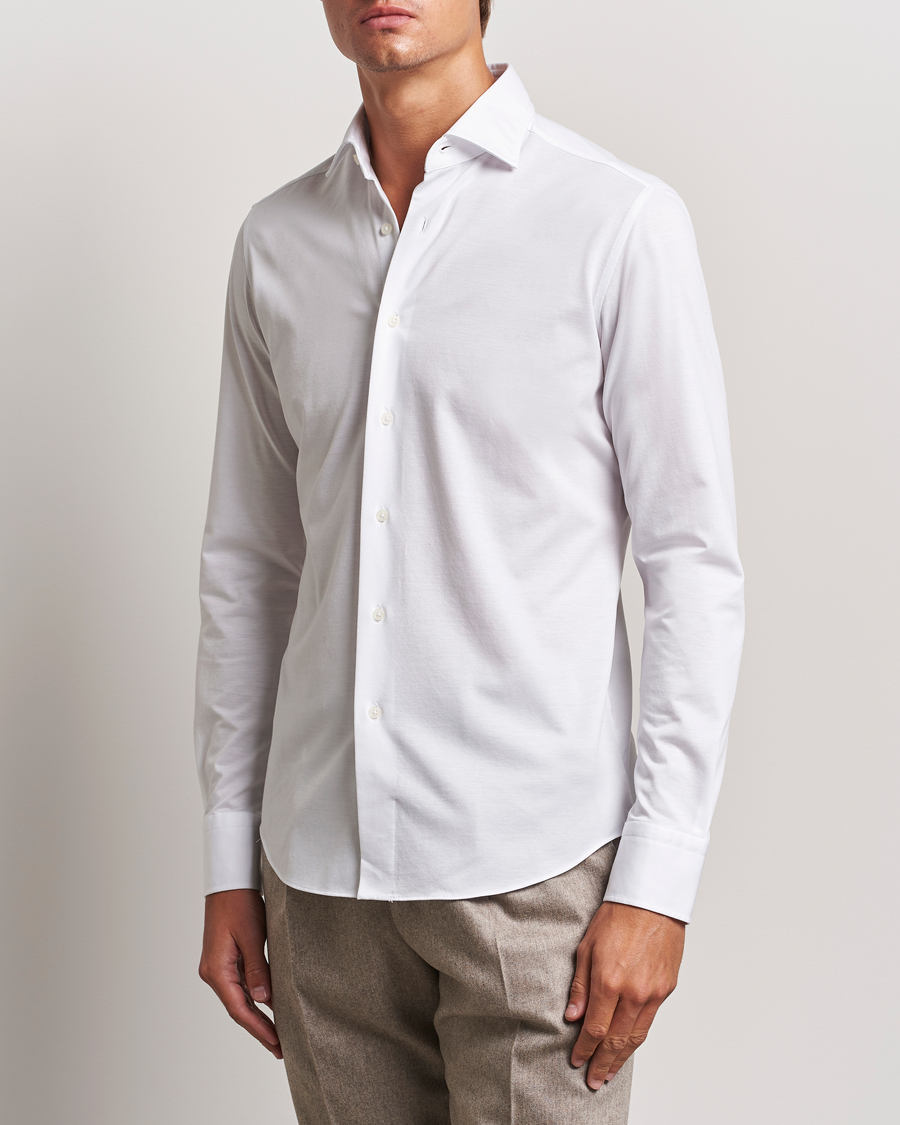 Herren |  | Grigio | Cotton Jersey Shirt White