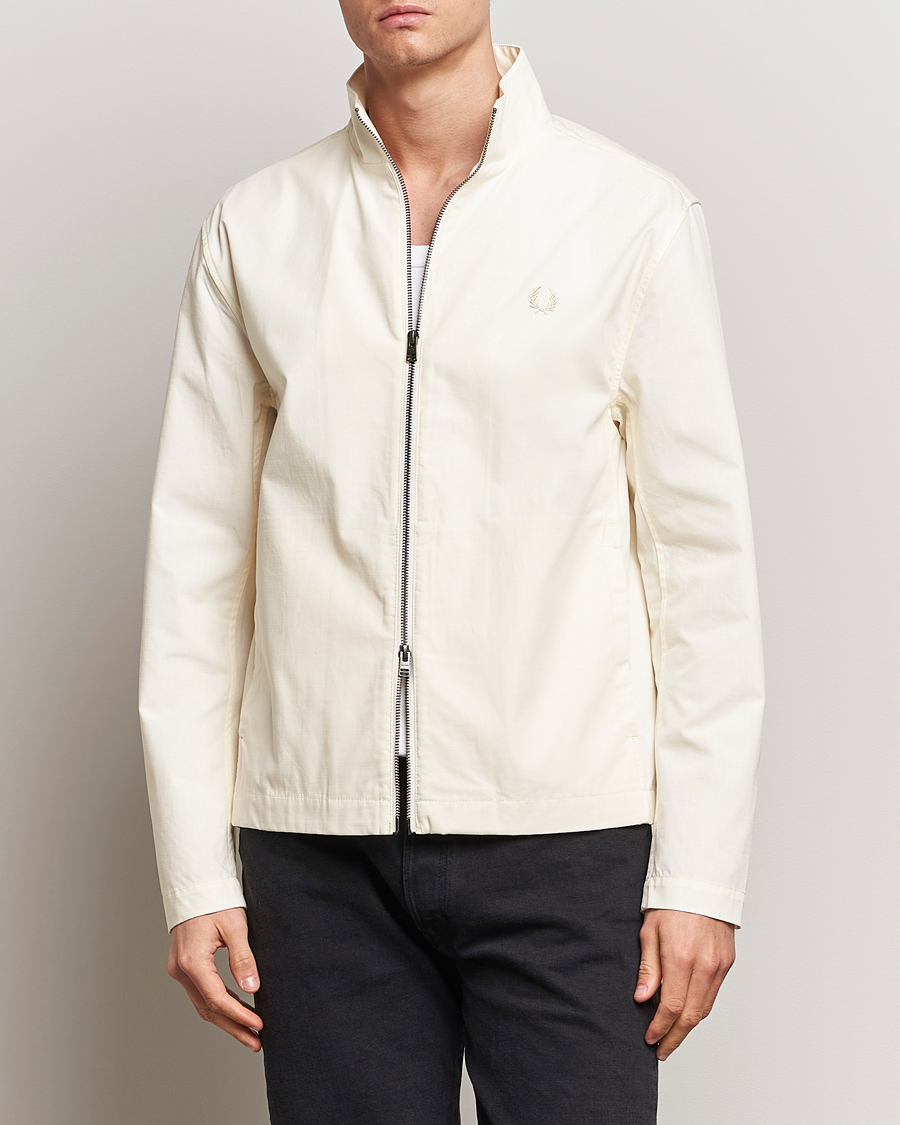 Herren |  | Fred Perry | Woven Ripstop Shirt Jacket Ecru