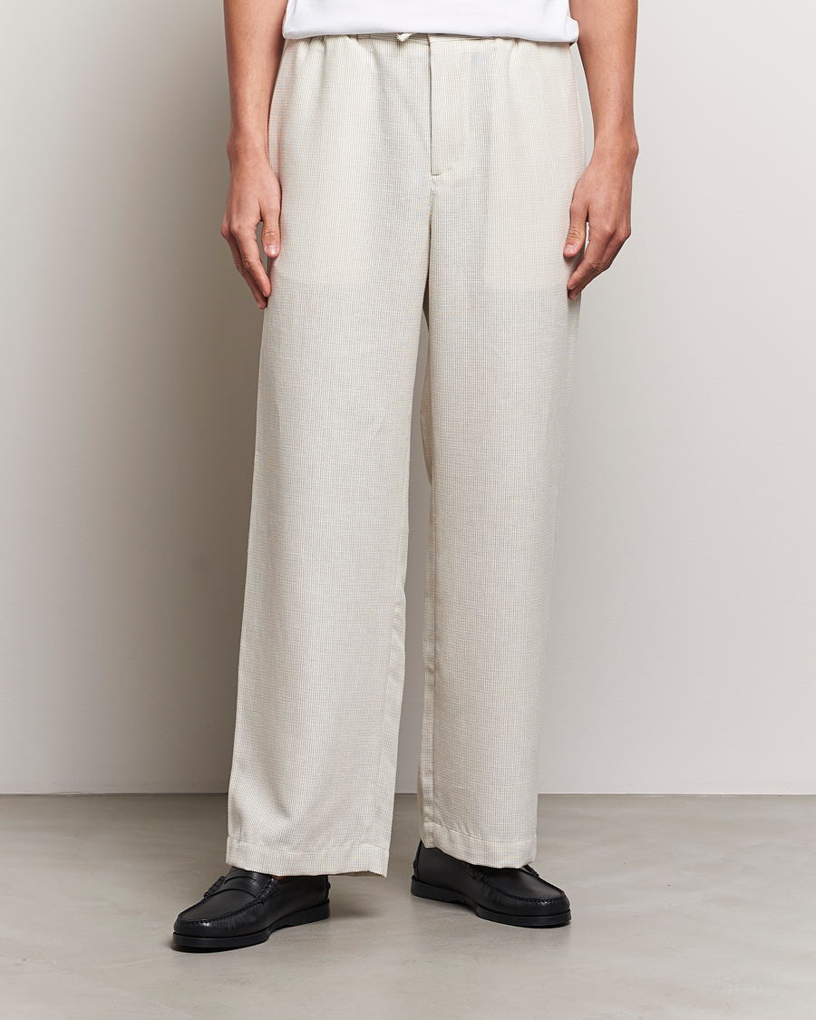 Herren | Kleidung | J.Lindeberg | Noah Wide Linen Pants Safari Beige